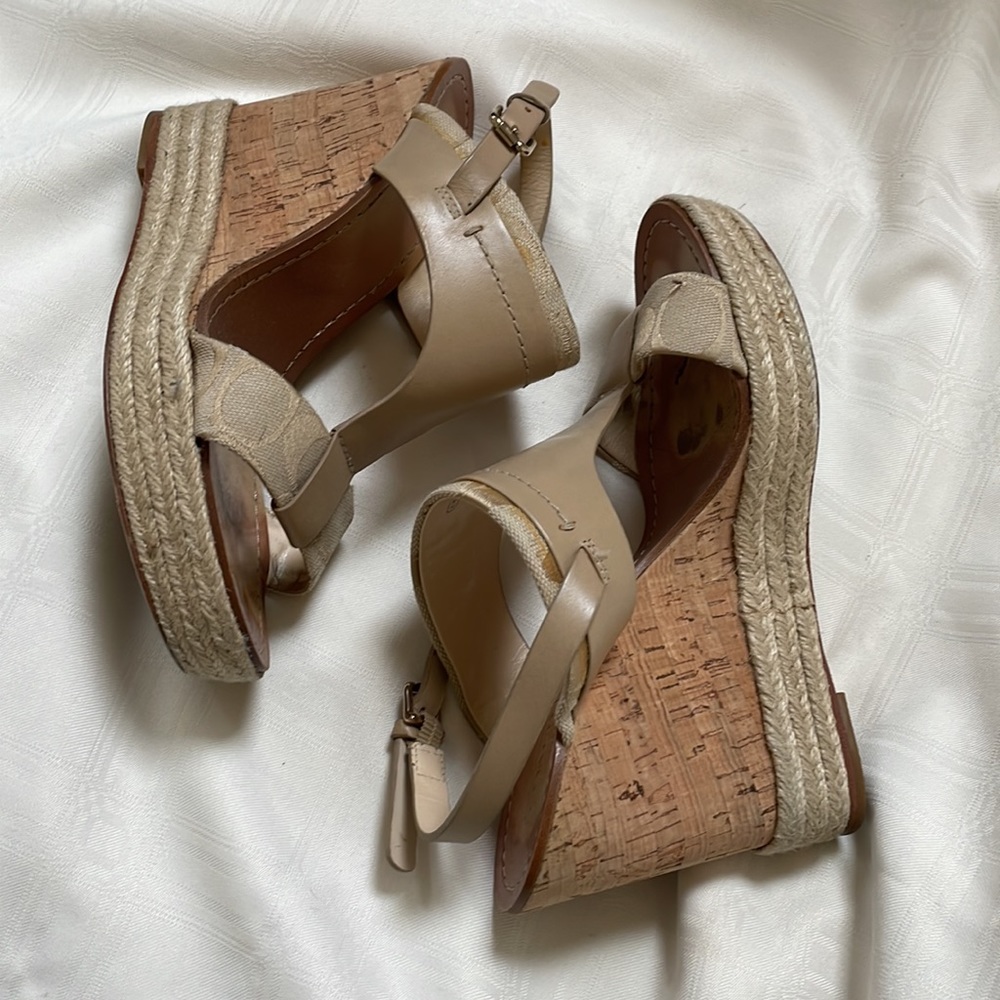 Coach Wedge Sandals - Picture 2 of 4